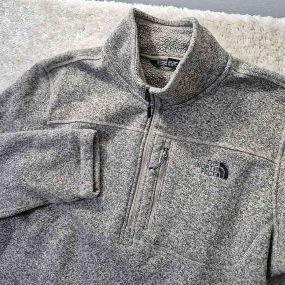 The North Face Sweater Mens XL Gordon Lyons 1/4 Zip Fleece Pullover - Picture 1 of 9